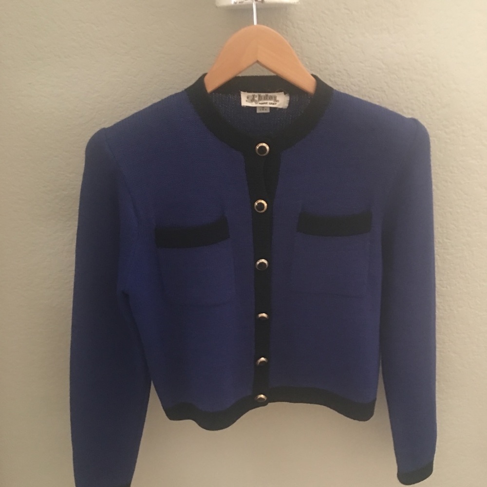 Beautiful Royal blue St John jacket